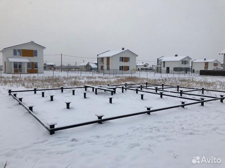 Фундамент на винтовых сваях Винтовые сваи под ключ