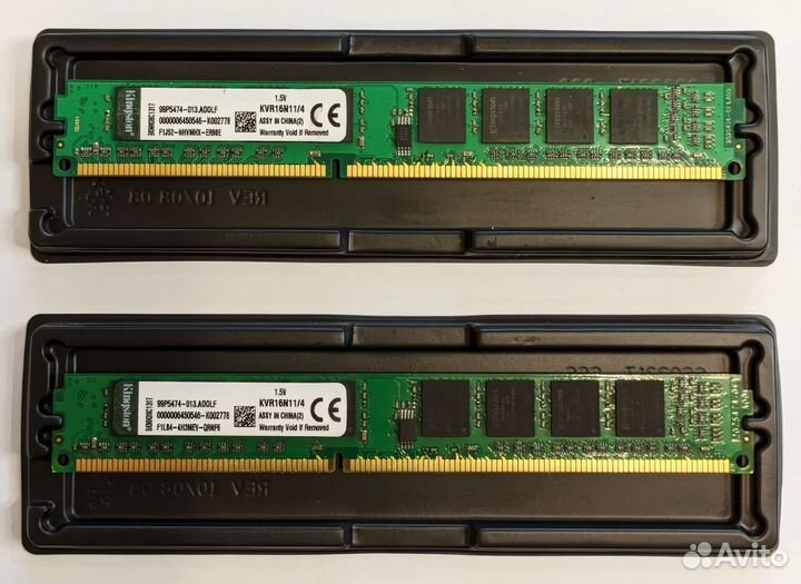 Оперативная память DD3 Kingston 4Gb 1600 MHz