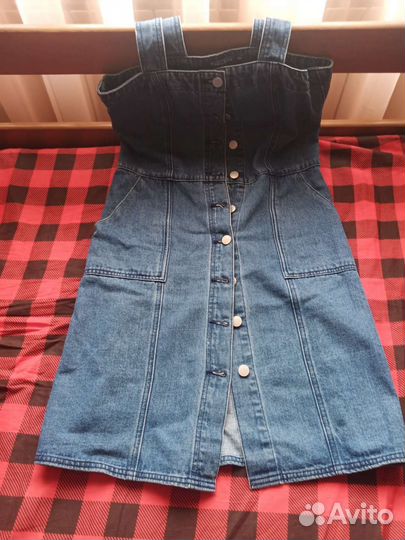 Джинсовый сарафан