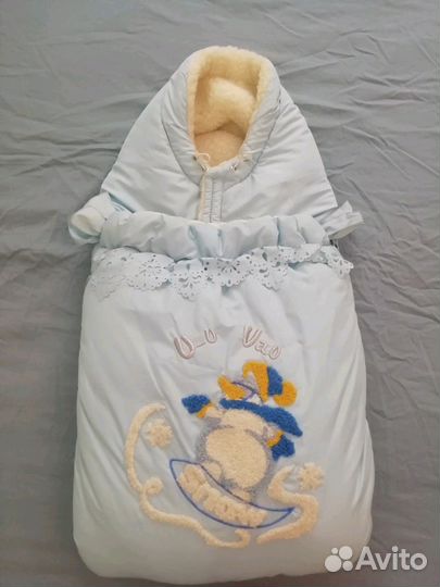 Зимний конверт на выписку