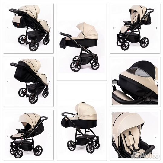 Коляска 2 в 1 Vikalex Cochinella