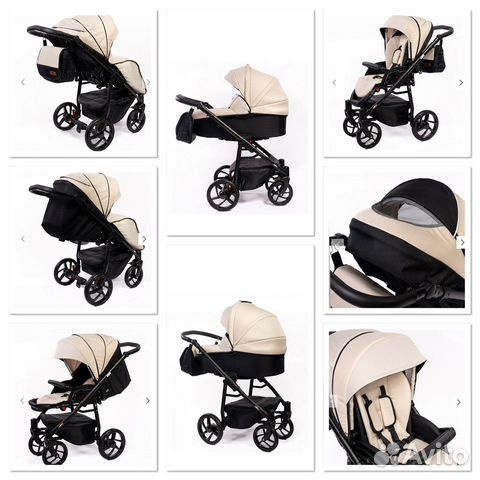 Коляска 2 в 1 Vikalex Cochinella