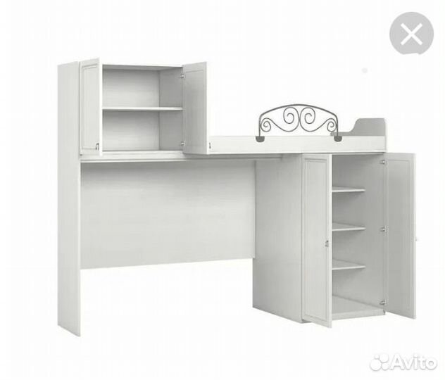 Кровать-чердак с лестницей-тумбой пр-во Лазурит