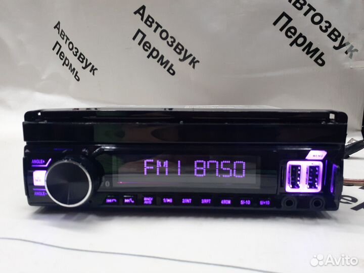 Магнитола 1din с выдвижным экраном