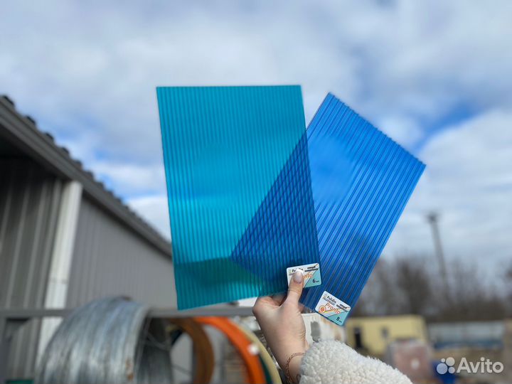 Поликарбонат сотовый 4 мм