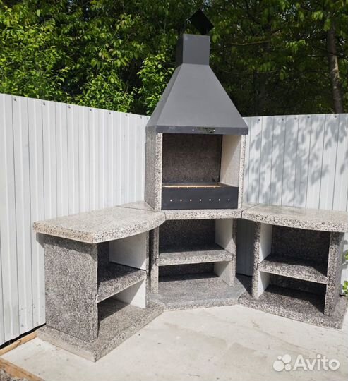 Мангальная зона под ключ/доставка/установка