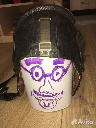 Шлемофон лётный ввс СССР шз 82 зимний