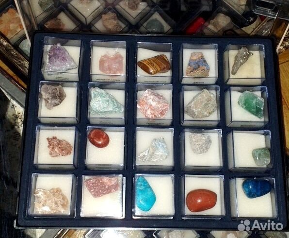 Коллекция камней минералов