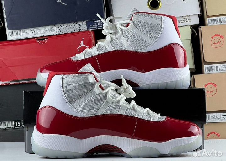 Nike Air Jordan 11 Cherry Red Оригинал