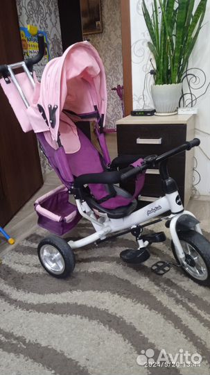 Велосипед коляска с ручкой складной