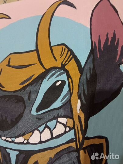 Картина стич локи