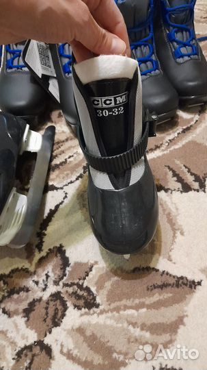 Коньки и ботинки для лыж