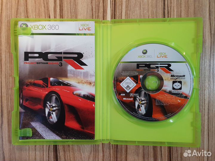 Xbox 360 PGR 3 Лицензия