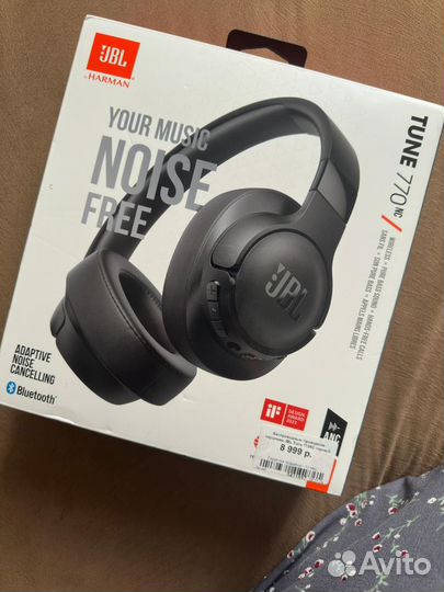 Беспроводные наушники jbl tune 770 nc