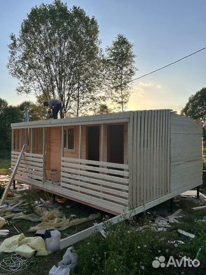 Бытовка и хозблок прочные для участка