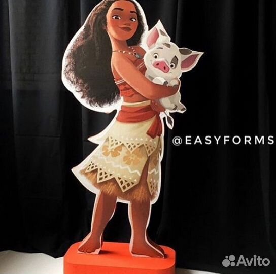 Детская кукла Моана, ростовая, 120см