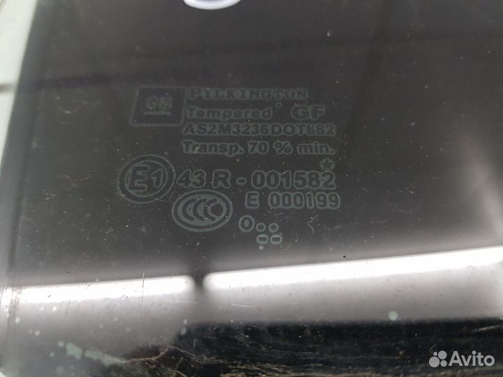 Стекло двери заднее правое (Opel Astra)