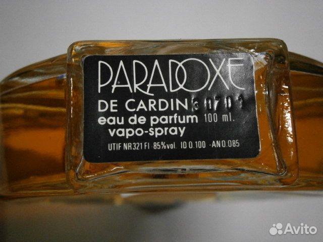 Paradoxe Pierre Cardin 100 ml. vapo spray 83 год