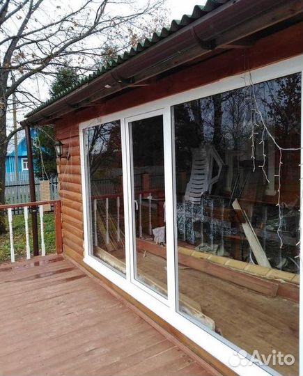 Пластиковый балкон с установкой