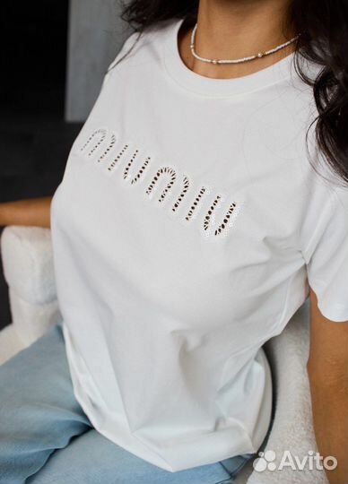 Стильная футболка MIU MIU, 3 цвета