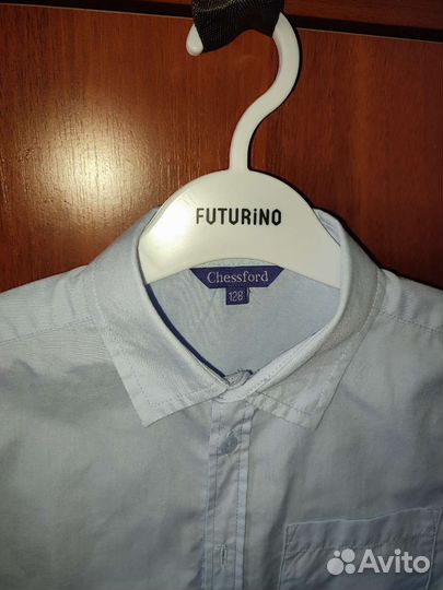 Рубашка Futurino голубая р. 128