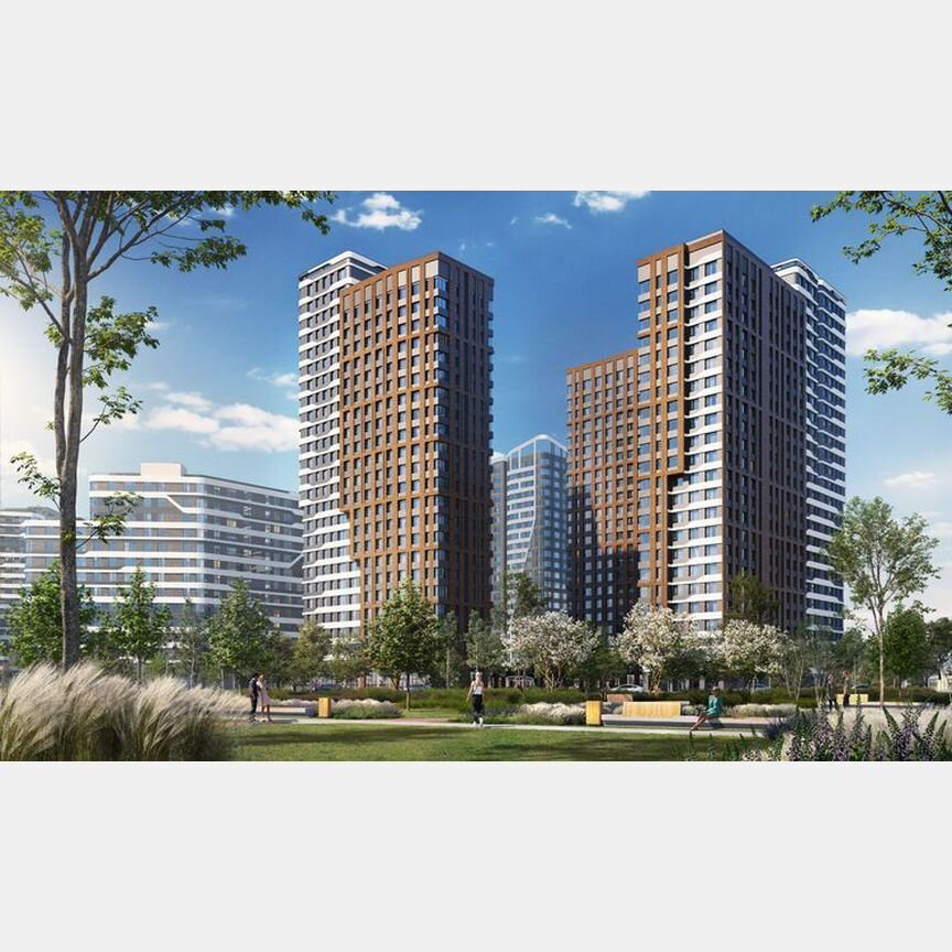 1-к. квартира, 40,5 м², 21/25 эт.