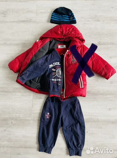 Вещи на мальчика размер 1,1,5,2 г, комплект