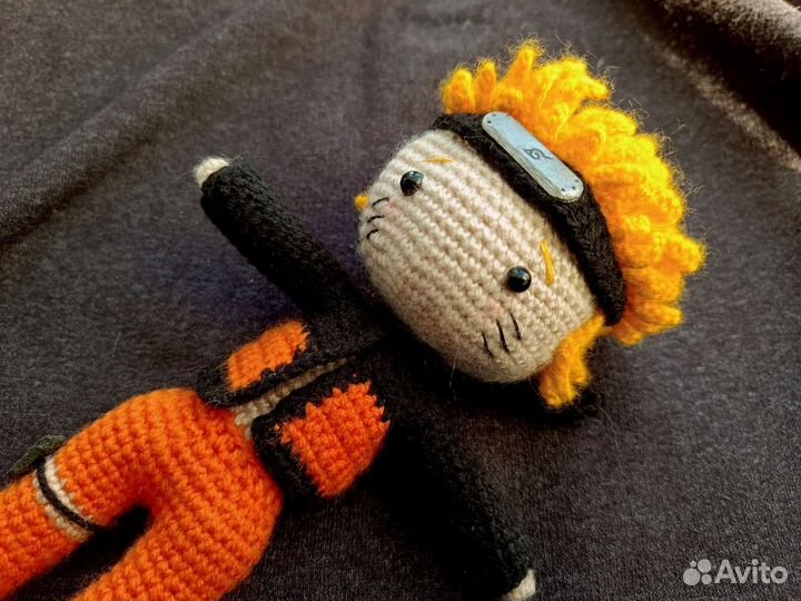 Вязаная кукла Наруто Удзумаки