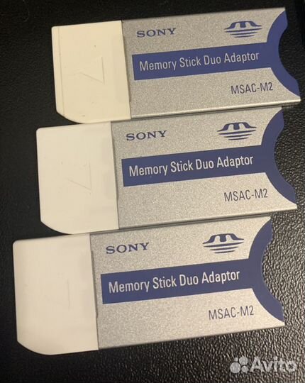Переходники Адаптеры Memory Stick Duo Sony msac-M2
