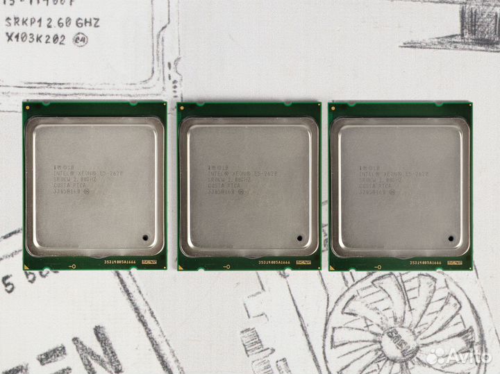 Процессоры Intel Xeon E5-2620