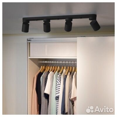 Потолочный светильник IKEA нимоне с 4 лампами