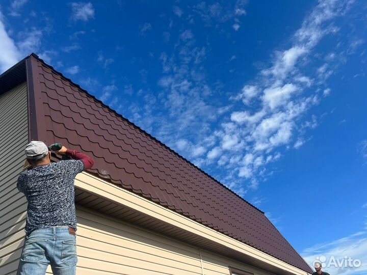 Кровельные работы кровельщики монтаж кровли