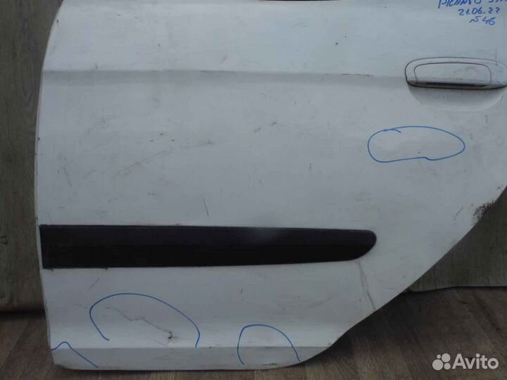 Дверь задняя левая №46 KIA Picanto 1 2006