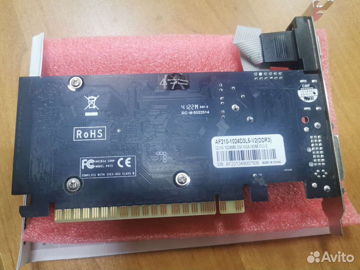 Видеокарта geforce 210 1 gb afox