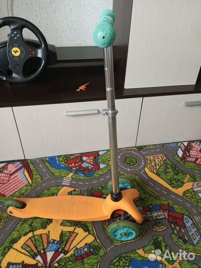 Самокат детский трехколесный бу