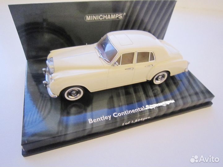 1:43 Bentley Continental S1 1956 слоновая кость