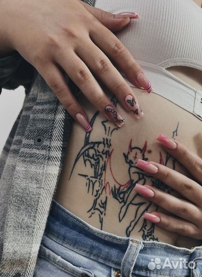 Маникюр, педикюр, гель лак, наращивание