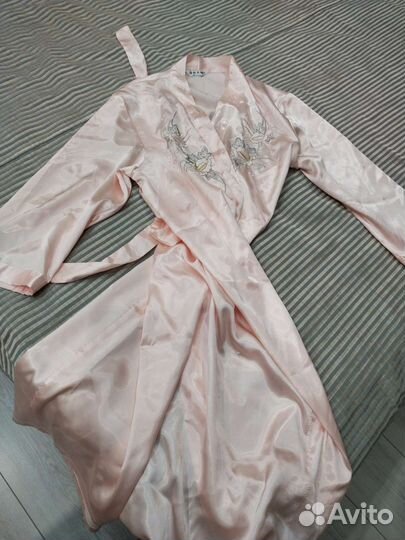 Шелковый халат 42-46