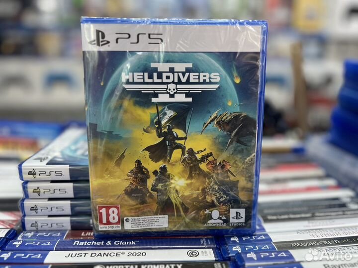 Helldivers 2 ps5 диск