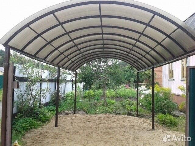 Навесы из поликарбоната 3х5