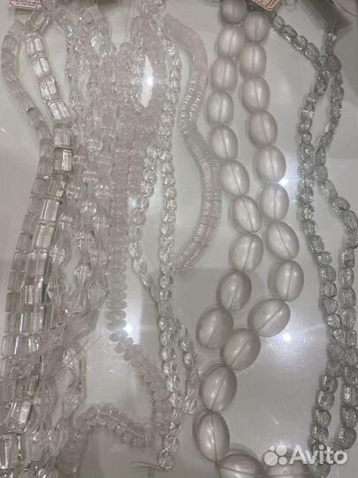 Натуральные бусы колье минералы