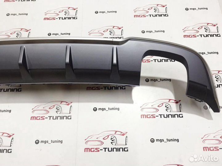 Диффузор на Audi A3 16 - н.в. в стиле S3 для SB