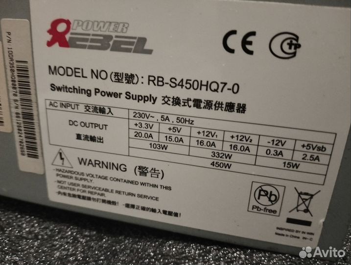 Блок питания Inwin