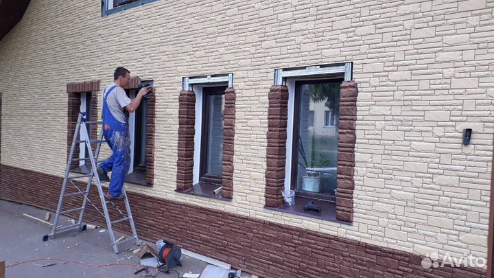 Цокольные панели и сайдинг