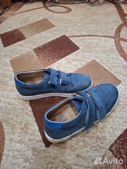 Кеды подростковые на липучке
