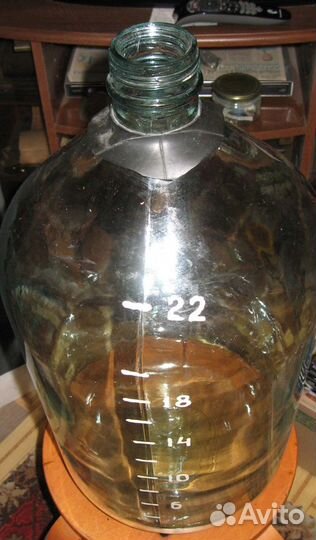 Баллоны стеклянные 20 л с градацией литража