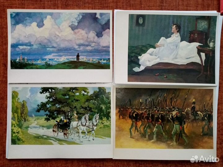 Открытки СССР-Художник-А. Николаев (Война и Мир)