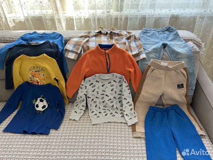 Детские вещи пакетом 104 110 на мальчика