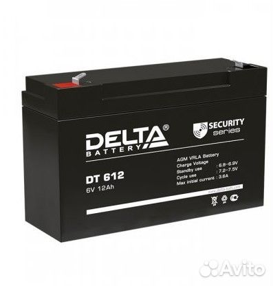 Аккумулятор Delta DT 612