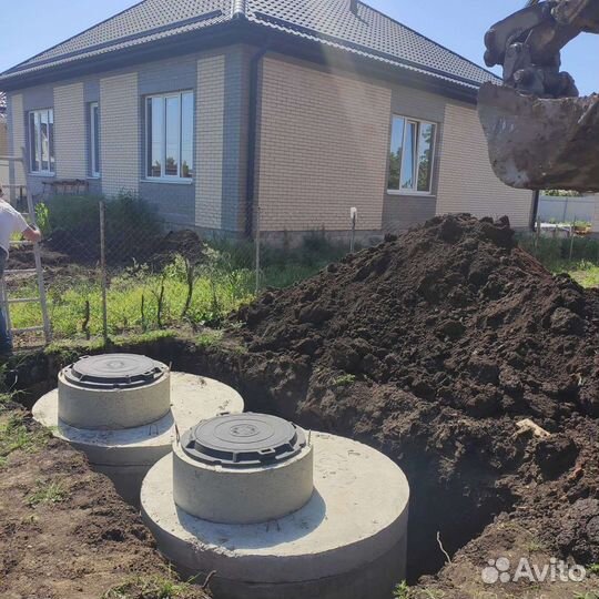 Септик под ключ, канализация, водопровод